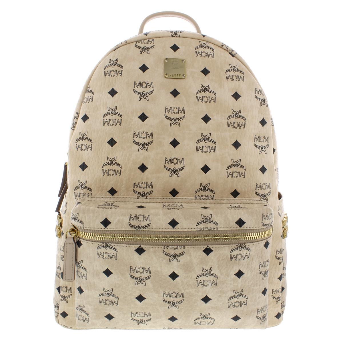 mcm backpack cream