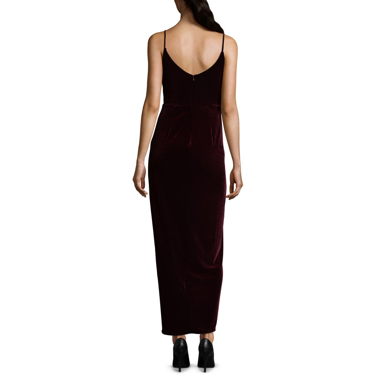 womens purple velvet dress