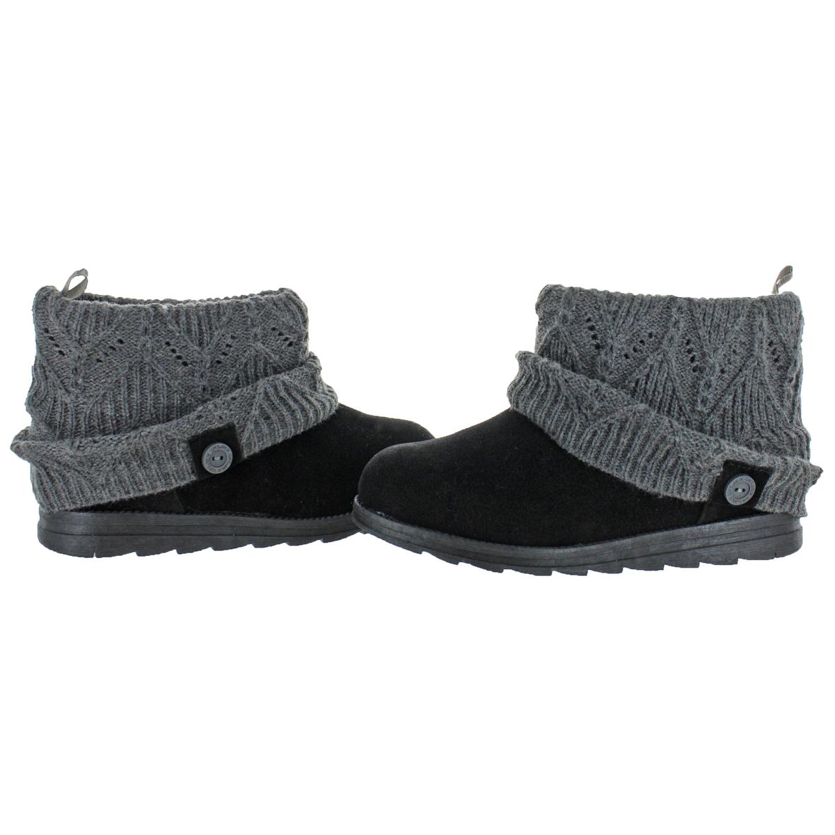 Muk Luks Patti Women's Cable Knit Cuff Booties Boots eBay