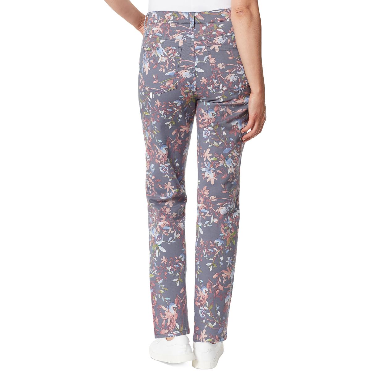 Gloria Vanderbilt Womens Amanda Printed Denim Low-Rise Ankle Jeans BHFO 0615