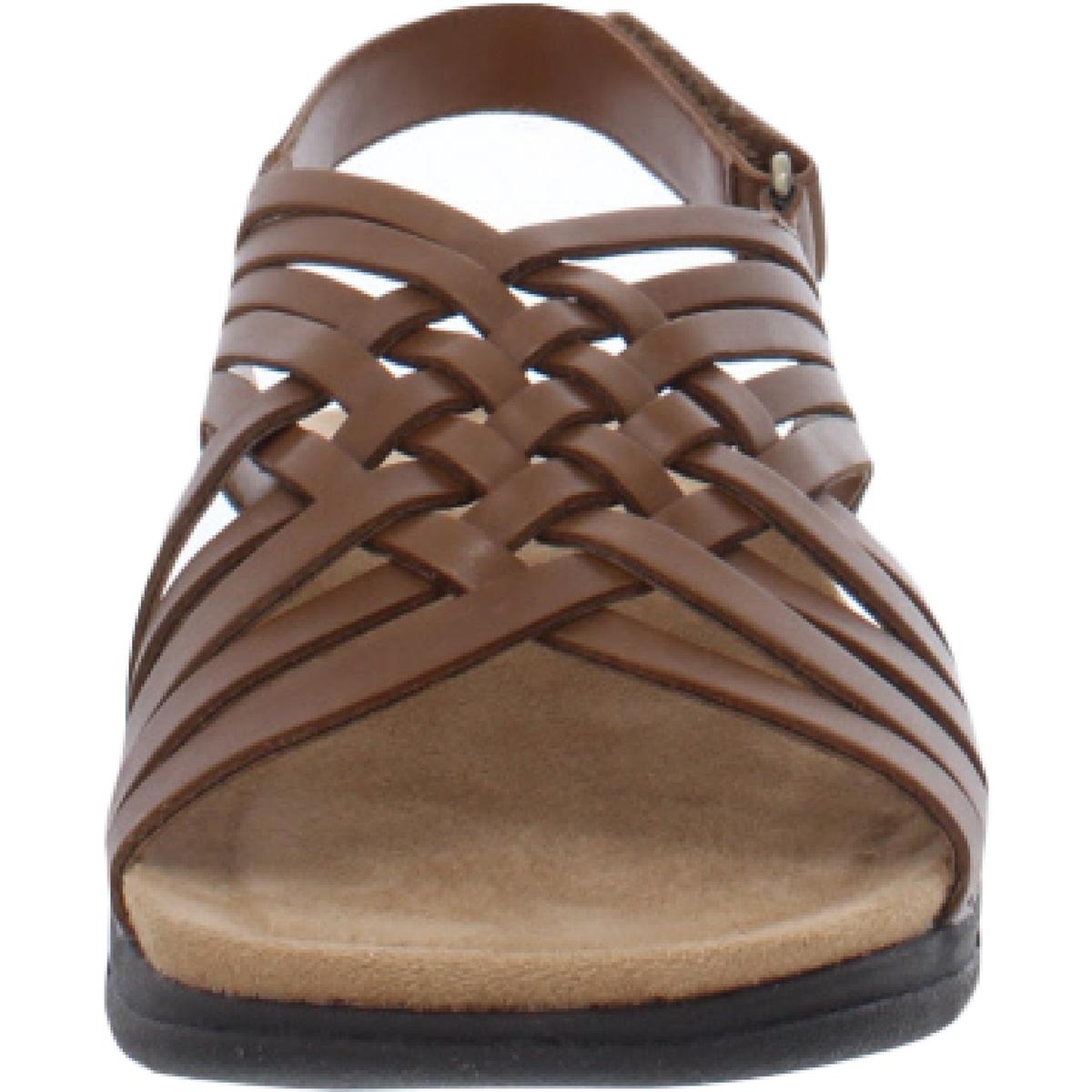 Easy Spirit Womens Mar Leather Slingback Flat Sandals Shoes BHFO 2679 - 第 23/28 張圖片