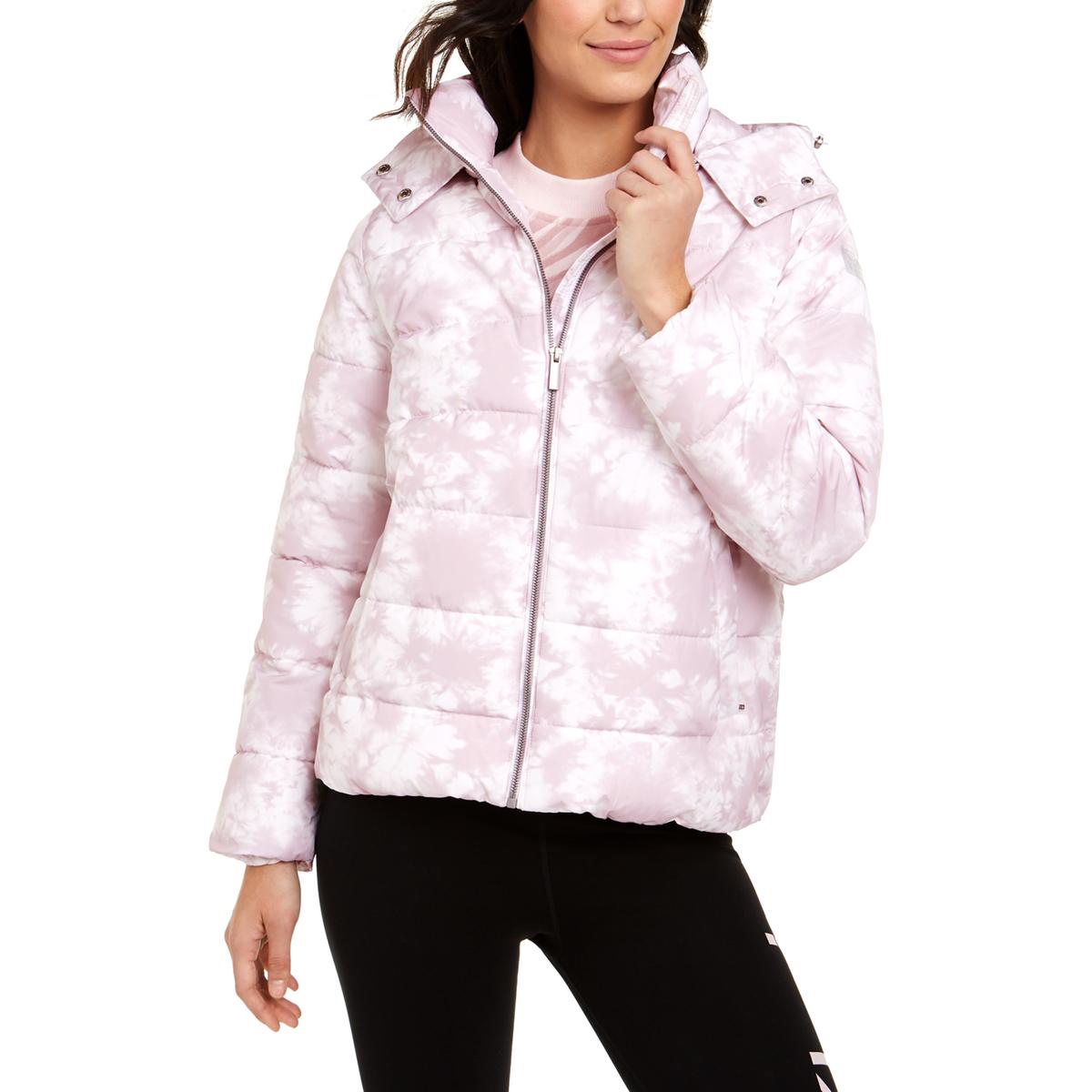 Calvin Klein Performance Womens Pink Winter Puffer Jacket Outerwear M