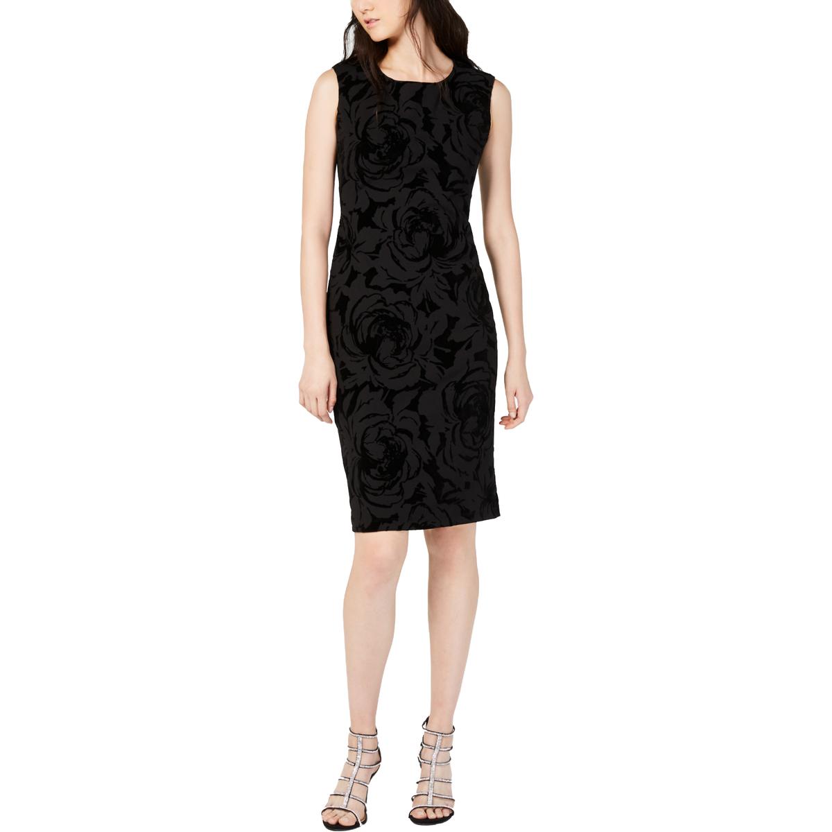 Connected Apparel Womens Black Jacquard Night Out Cocktail Dress 14 BHFO 7665 | eBay
