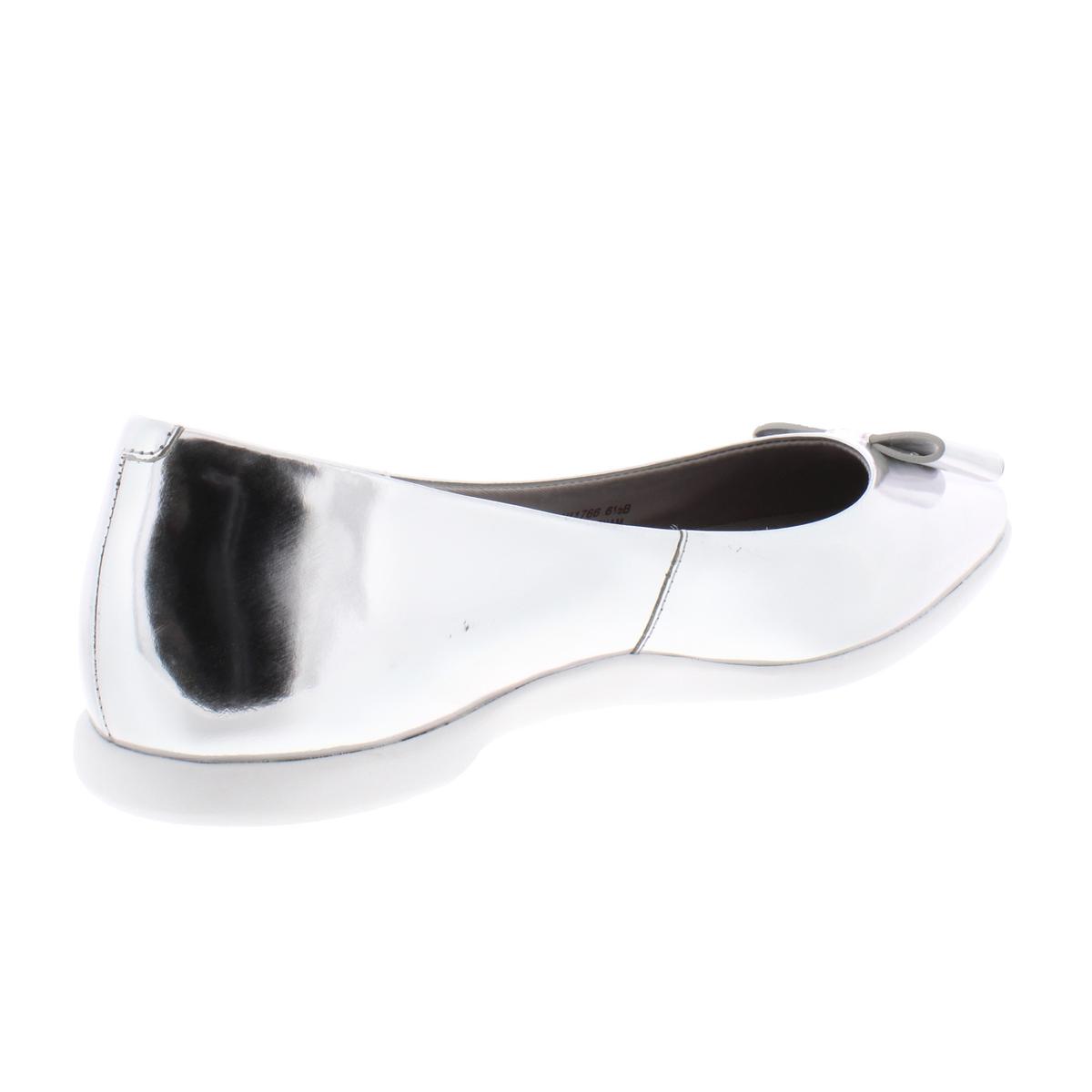 Cole Haan Womens 3ZEROGRAND Silver Ballet Flats Shoes 7 Medium (B,M ...