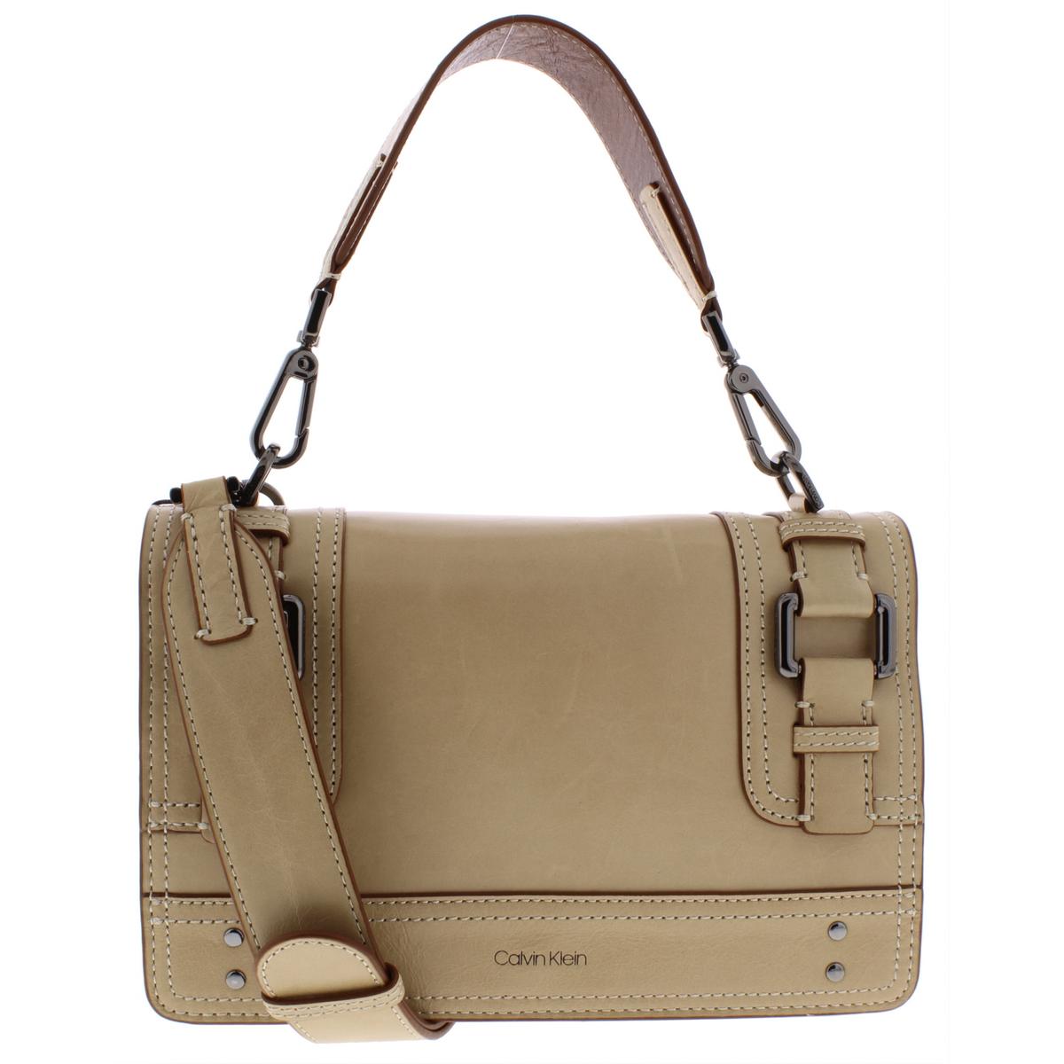 beige calvin klein bag