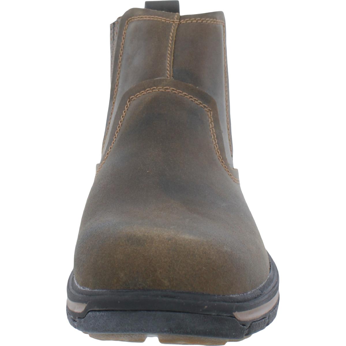 Skechers Mens Segment - Dorton Leather Memory Foam Chelsea Boots Shoes BHFO 4163