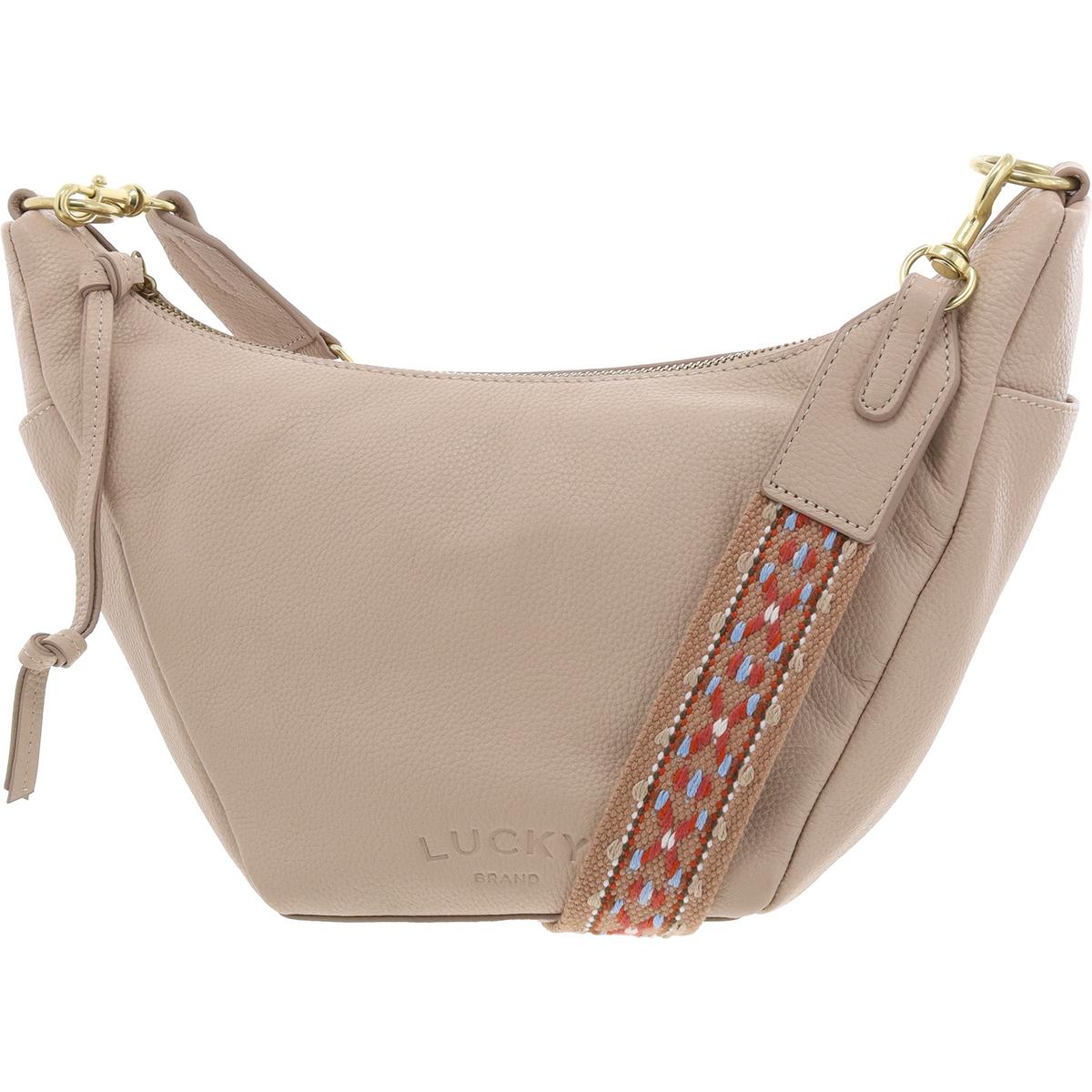 Женская сумка Laya из кожи с галькой через плечо Lucky Brand BHFO 3628 11190₽