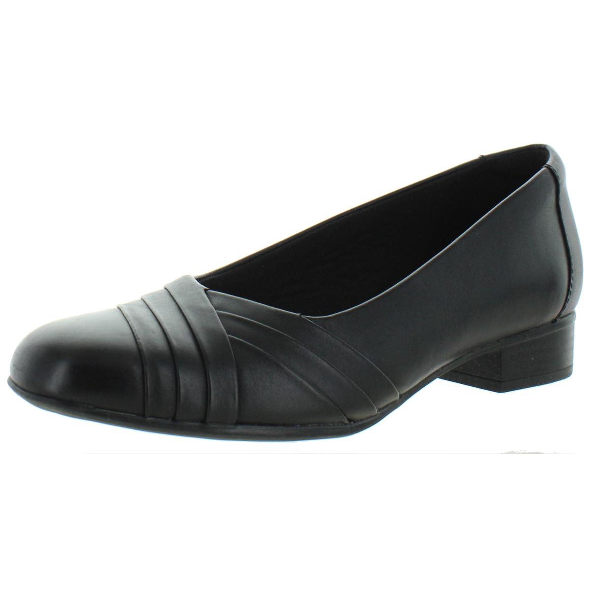 Clarks Womens Juliet Petra Black Block Heels Shoes 9 Narrow (AA,N) BHFO ...