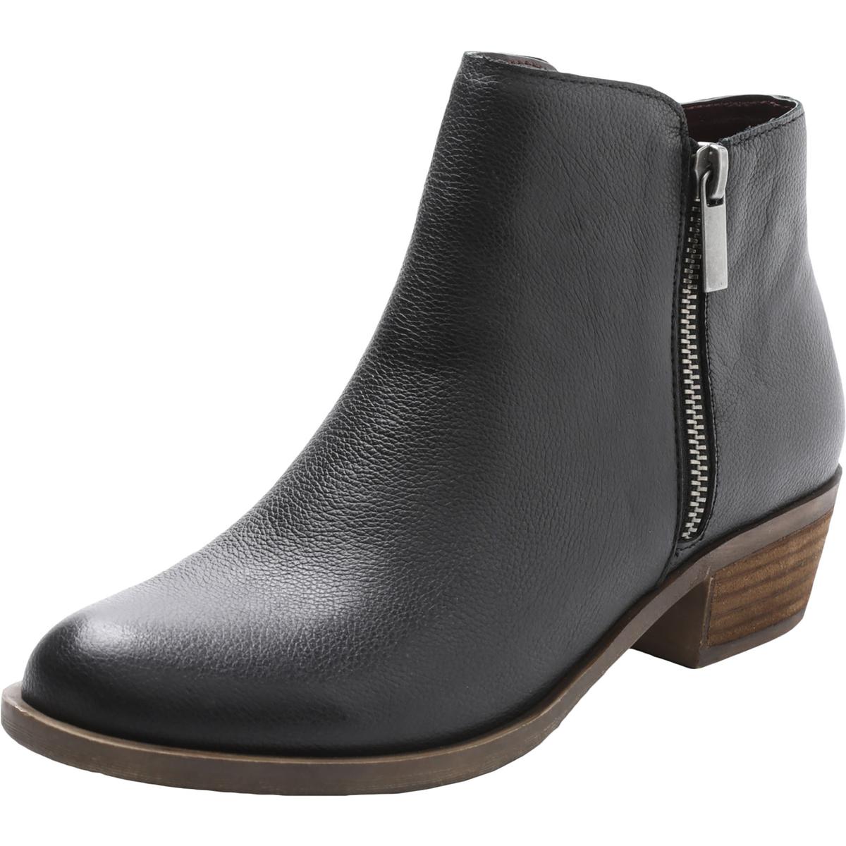 Kensie Womens Gabriella Black Leather Booties Shoes 8 Medium (B,M) BHFO ...