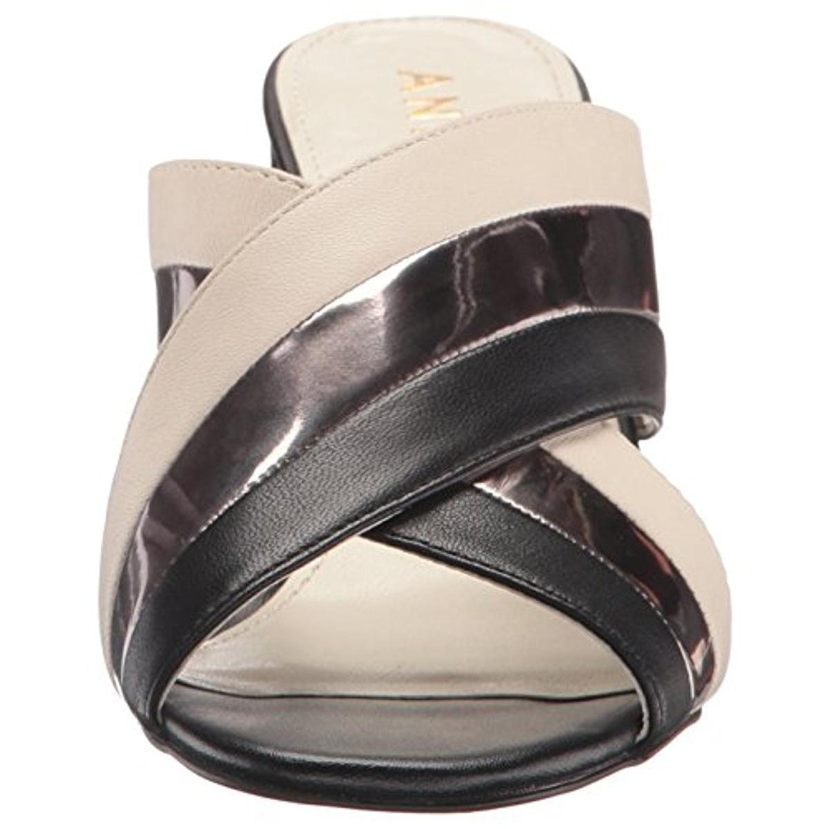 Anne Klein 5931 Womens Wileta Mules Slide Dress Sandals Shoes BHFO | eBay