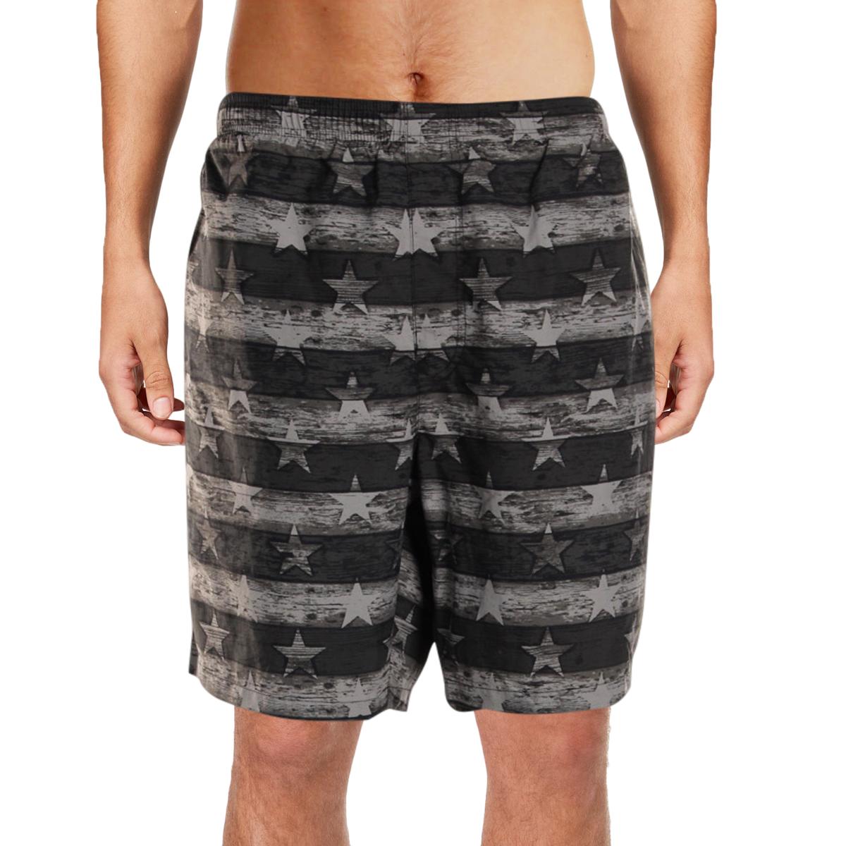 Columbia Mens Big Dippers Black Swim Trunks Swimsuit Big & Tall 2X BHFO