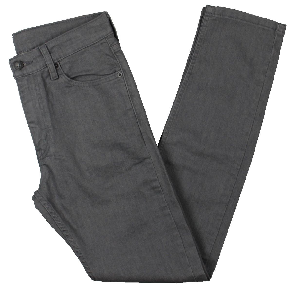 Levi's Mens 510 Gray Denim Stretch Sits at Waist Skinny Jeans 30/32 ...