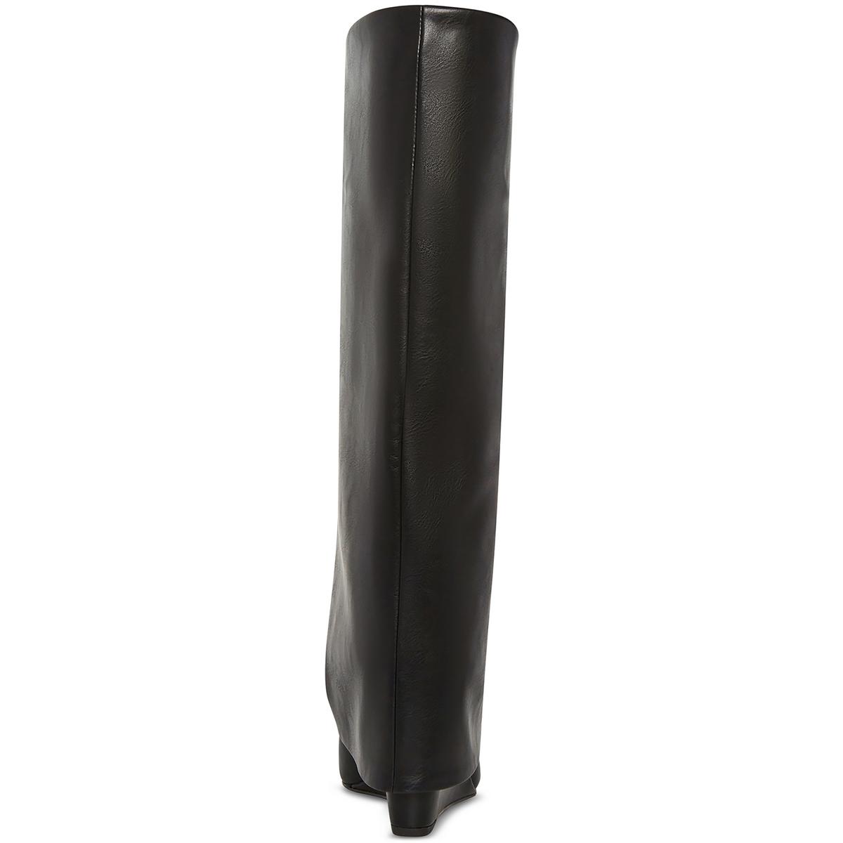 Madden Girl Womens Evanderwc Faux Leather Cuffed Knee-High Boots Shoes BHFO 8026 - Picture 6 of 15