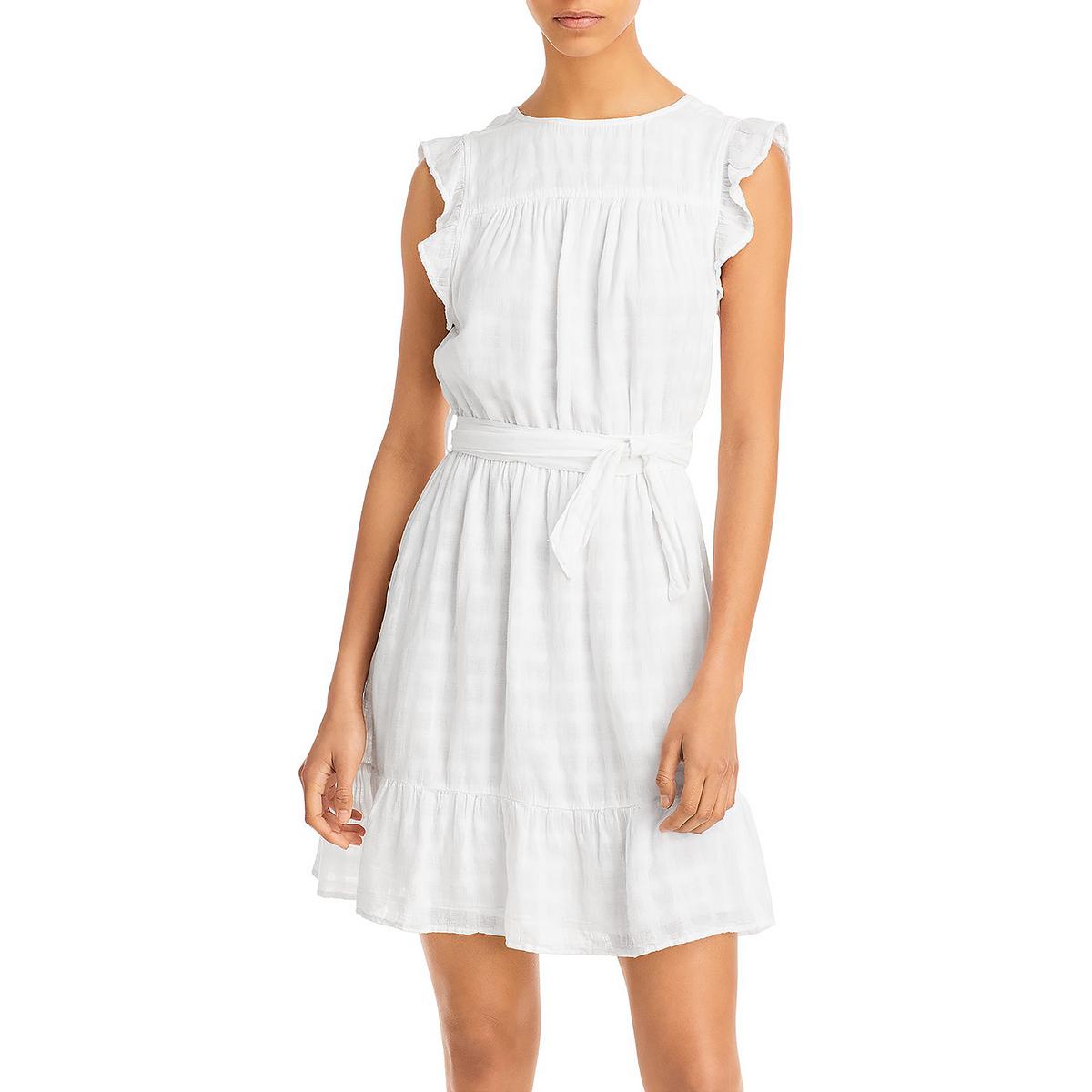 Bella Dahl Womens Linen Blend Tiered Daytime Mini Dress BHFO 7121