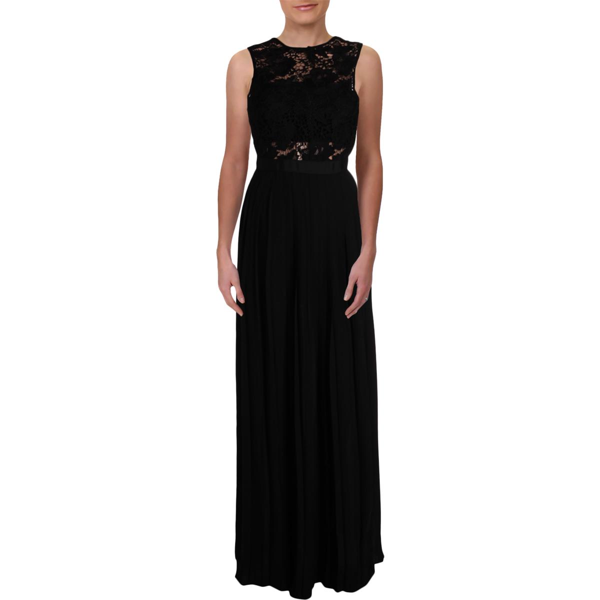 aqua black gown