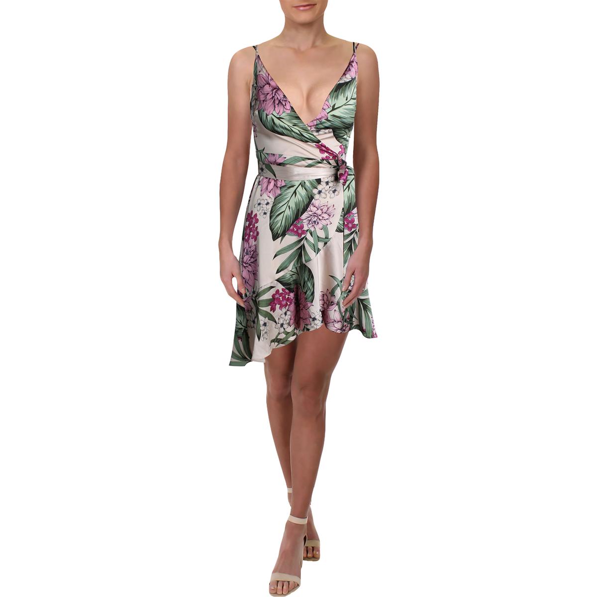 marciano floral dress