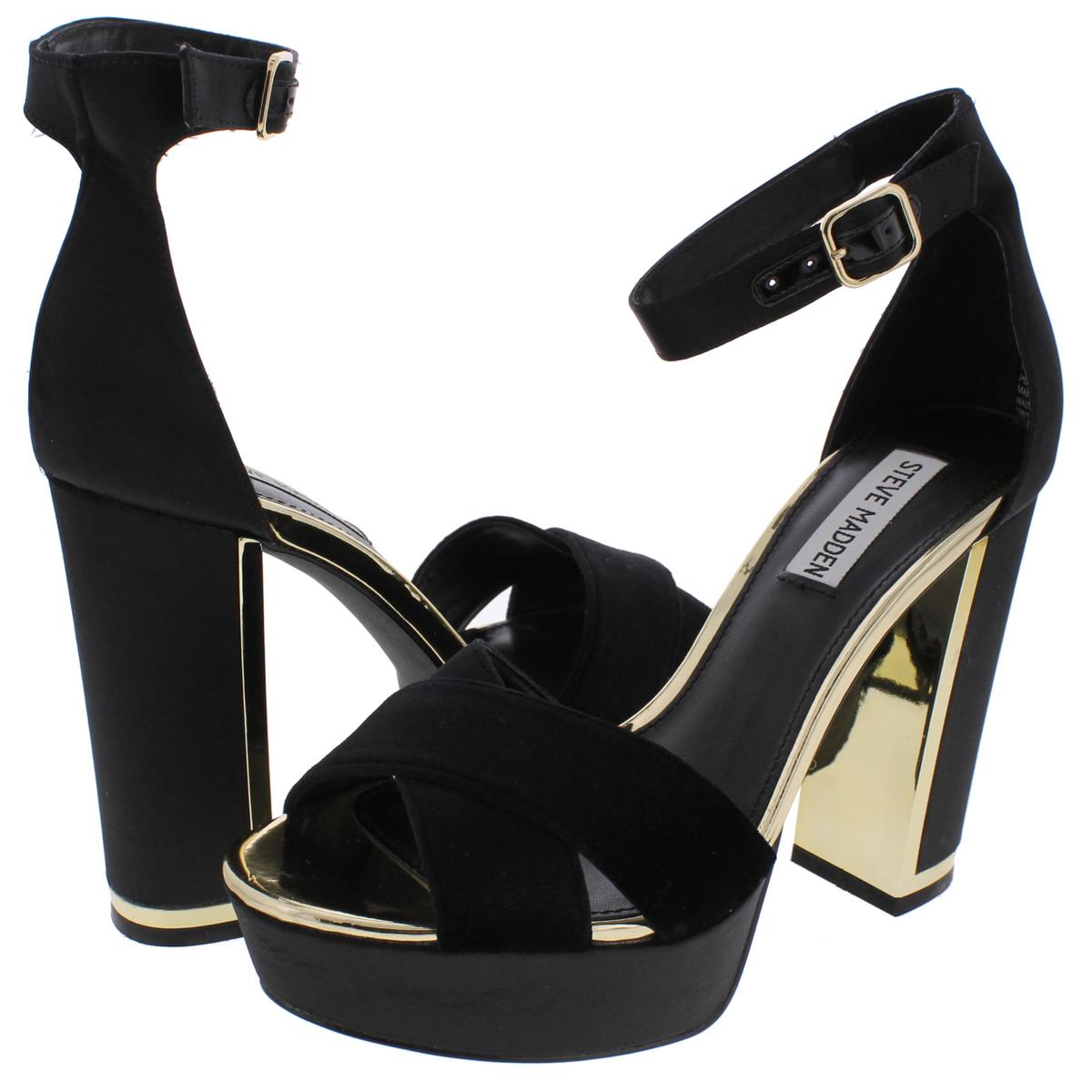 steve madden block heel white