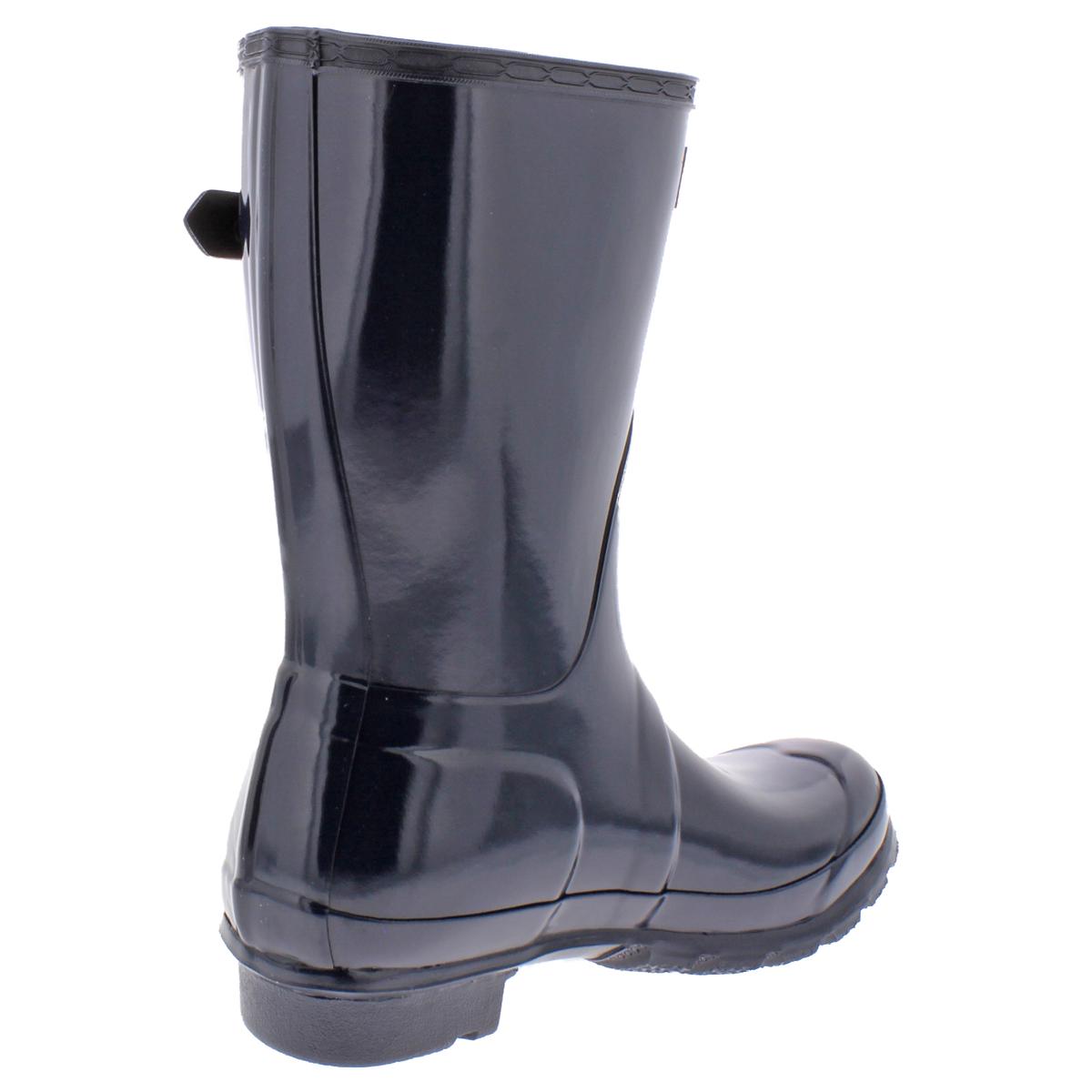 hunter gloss short rain boots