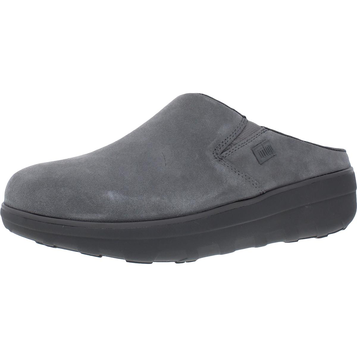 Женские замшевые шлепанцы Fitflop Loaff Microwobbleboard BHFO 8292 10990₽