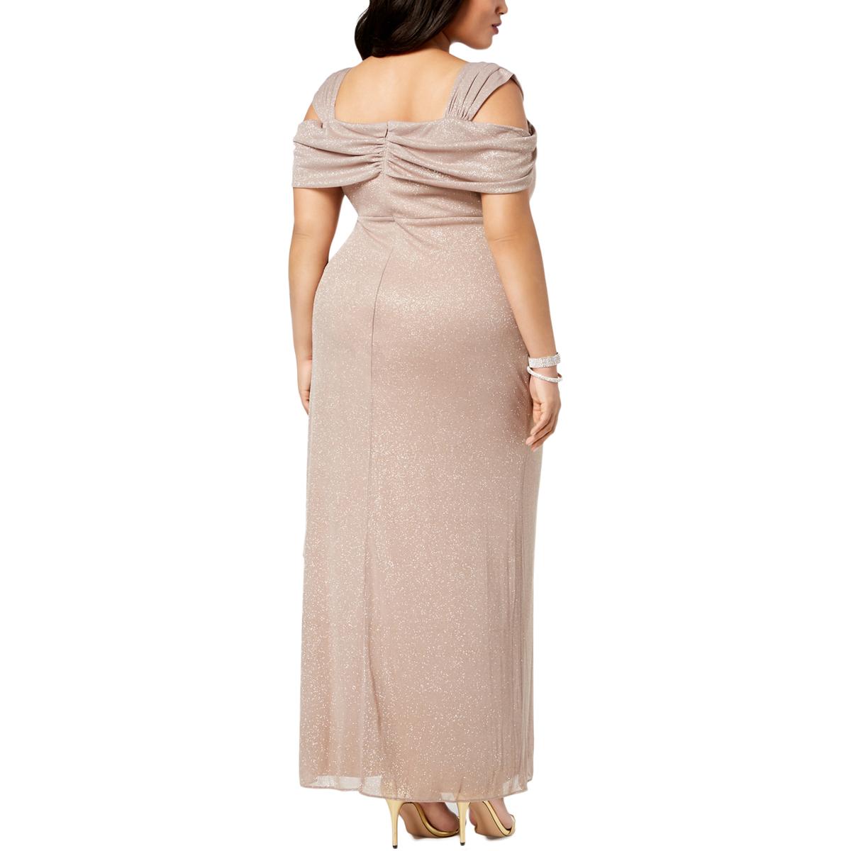 r and m richards cold shoulder gown
