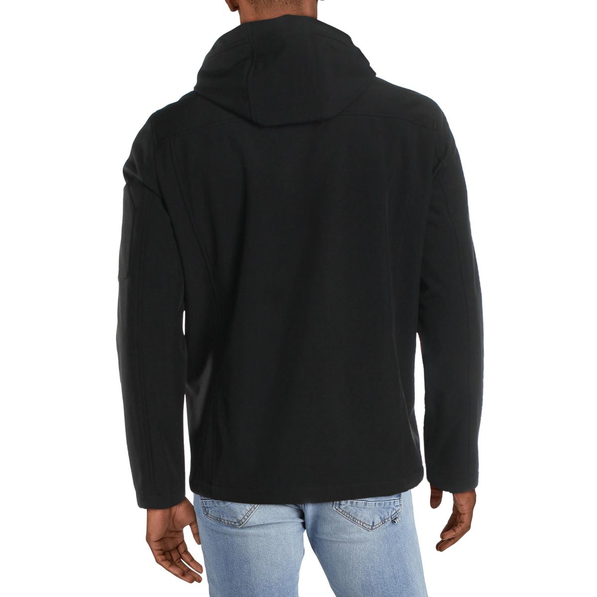 Calvin Klein Mens Black Winter 3-in-1 Soft Shell Jacket Outerwear S