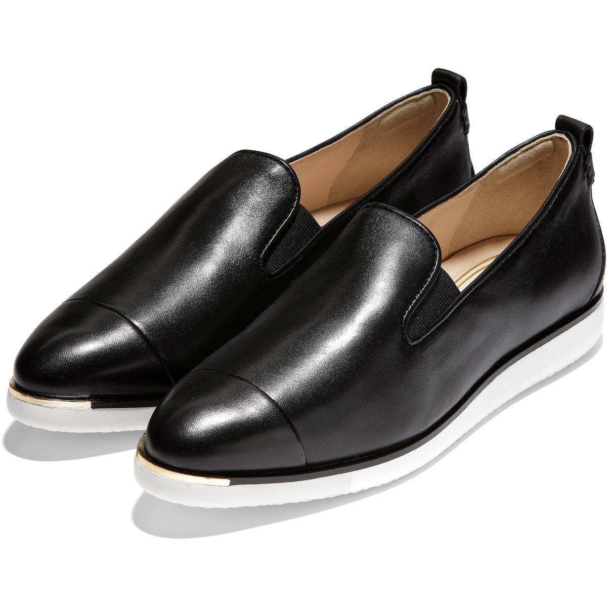 Cole Haan Womens Grand Ambition Leather Slip On Casual Shoes Flats BHFO ...