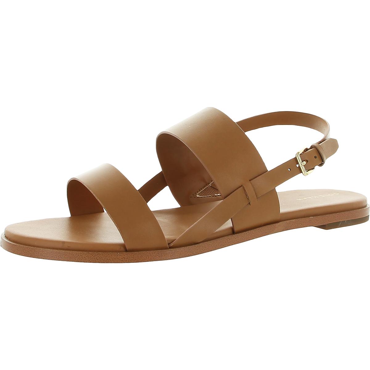 cole haan leather flat sandals