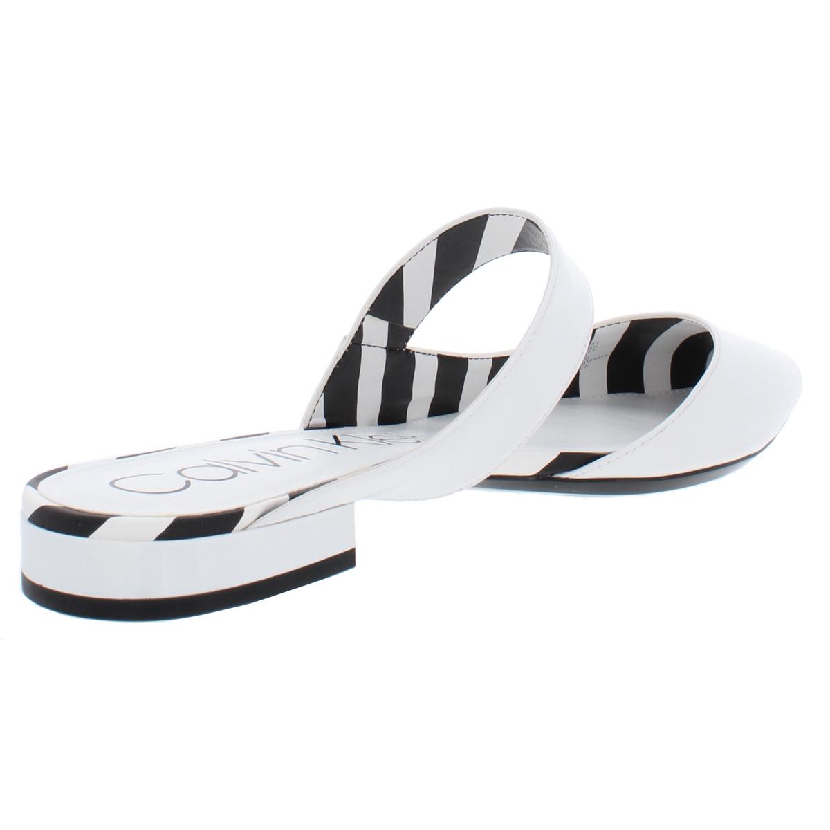 calvin klein flat mules