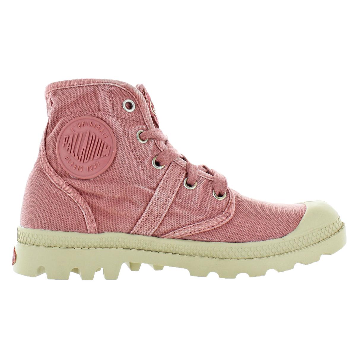 Palladium Womens Pallabrouse Pink Combat Boots Shoes 5.5 Medium (B,M ...