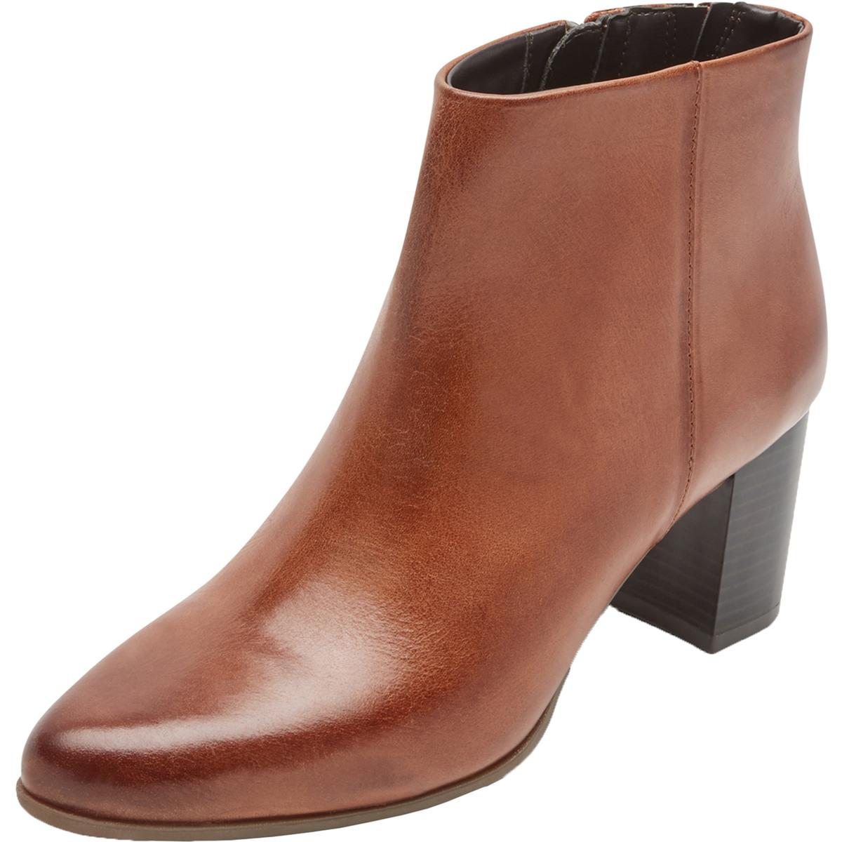 rockport leather booties