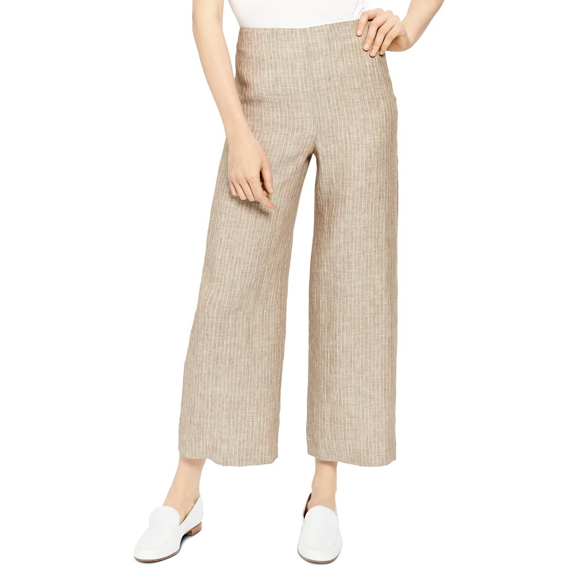 beige linen pants