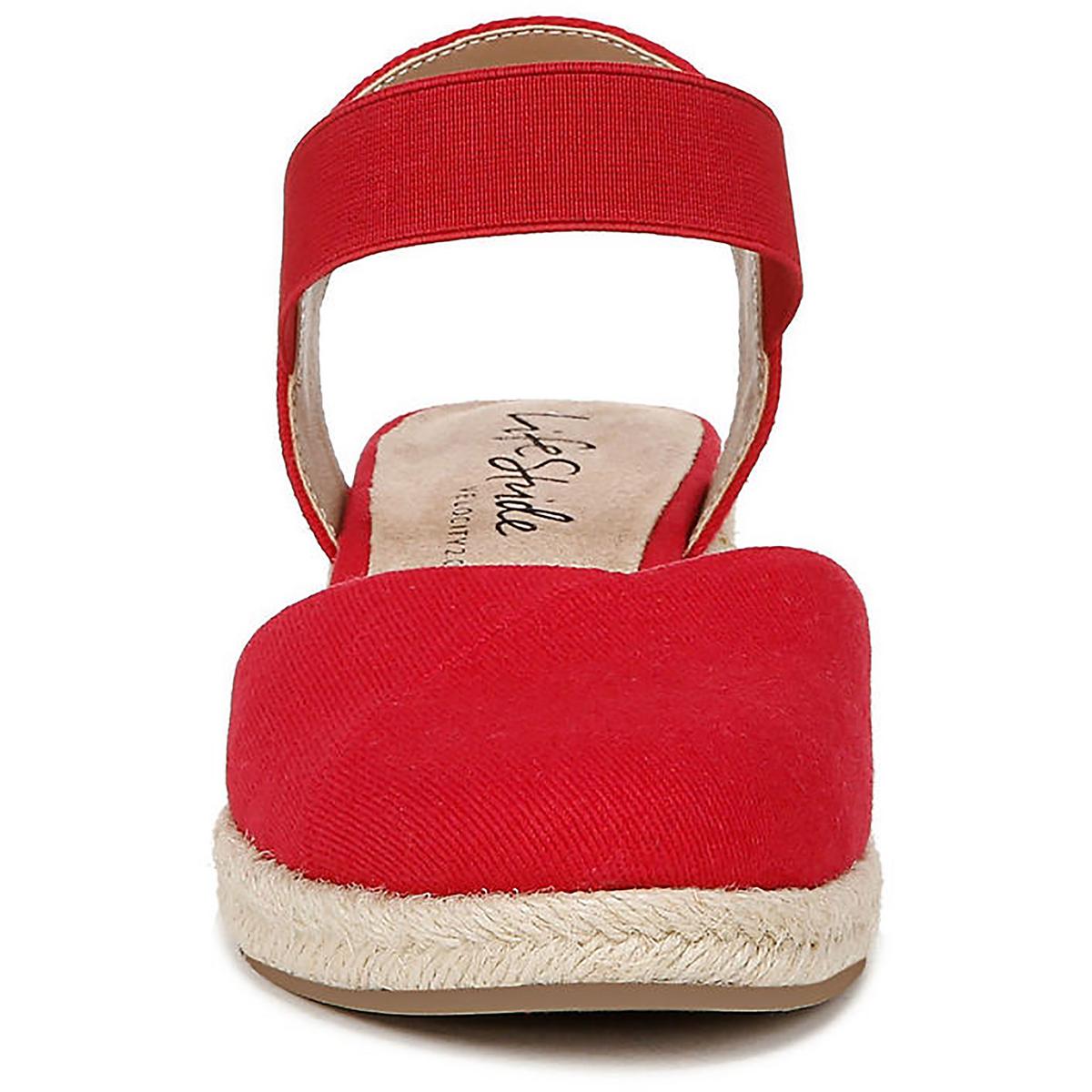 LifeStride Womens Kimmie Ankle Strap Closed Toe Wedge Sandals Shoes BHFO 0231 - Picture 27 of 28