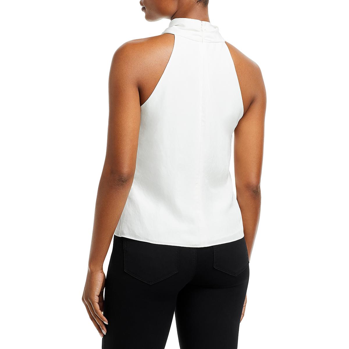 Theory Womens Twill Sleeveless Blouse Halter Top Shirt BHFO 6060 | eBay