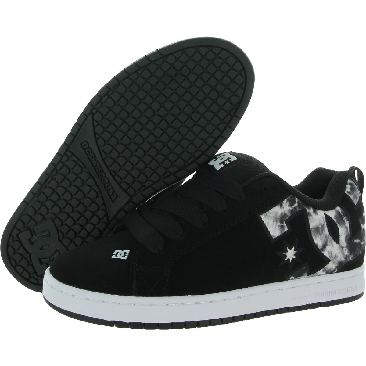 dc men's leather sneakers