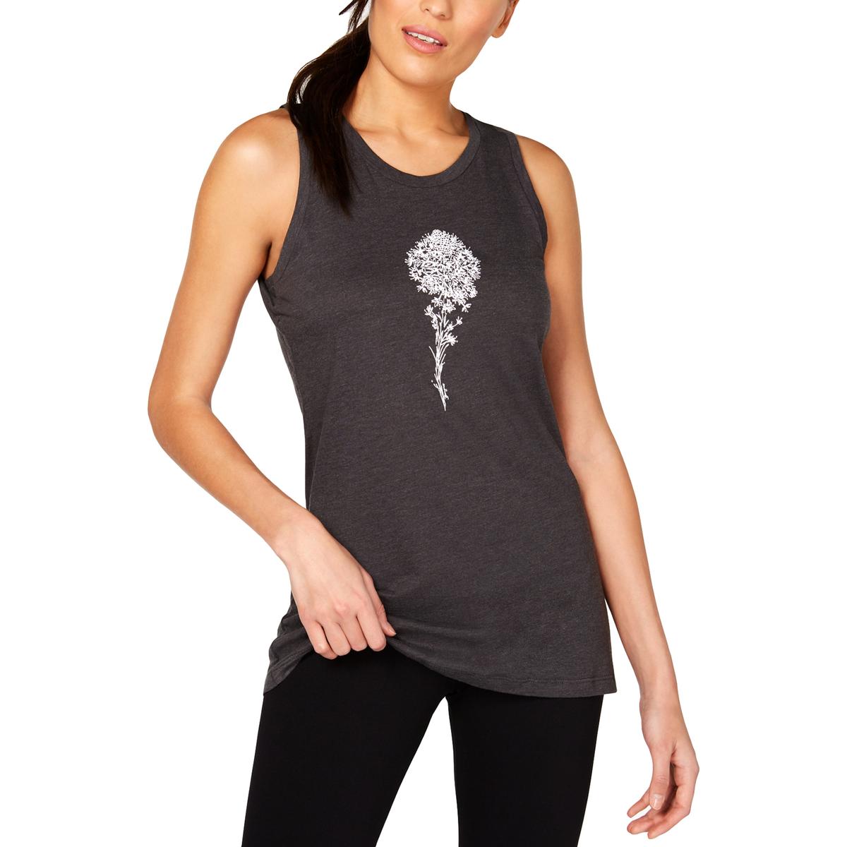 Columbia Sportswear Womens Gray Fitness Running Tank Top Athletic M