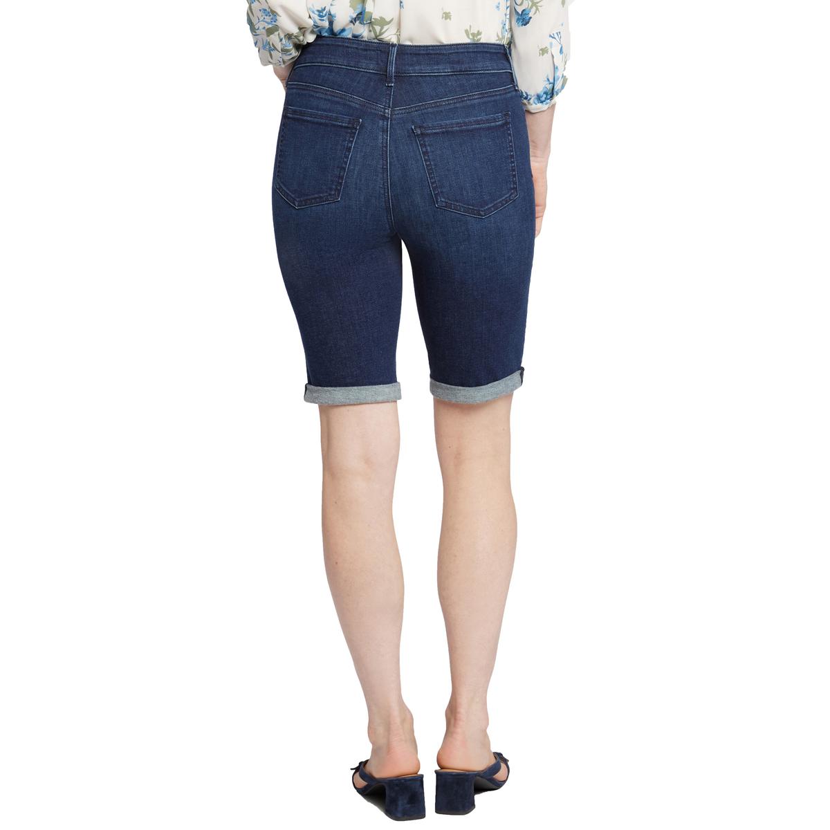NYDJ Briella Damen-Denimshorts mit Bündchen Denim BHFO 2575 - Bild 4 von 4
