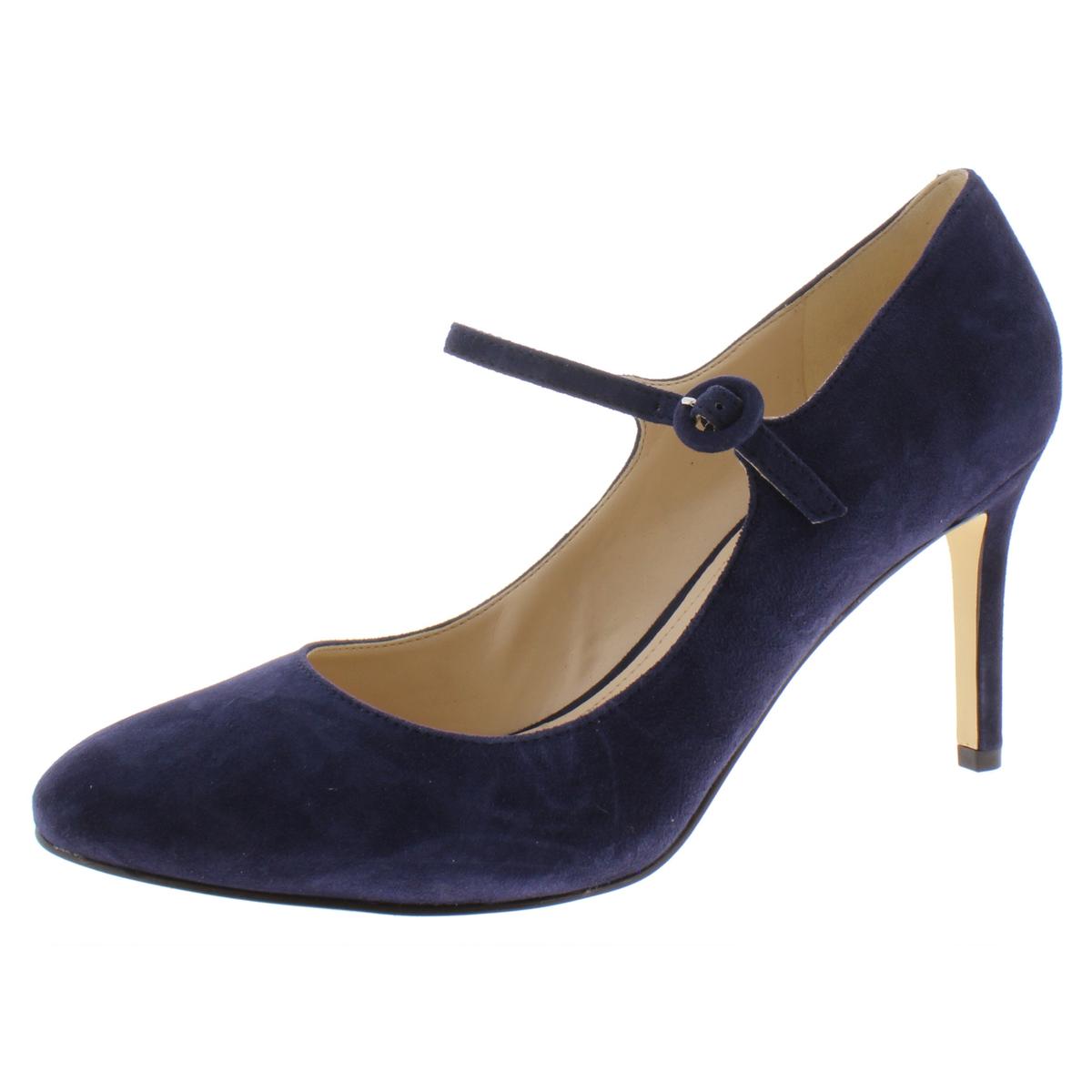 Nine West Womens Daphne Navy Suede 