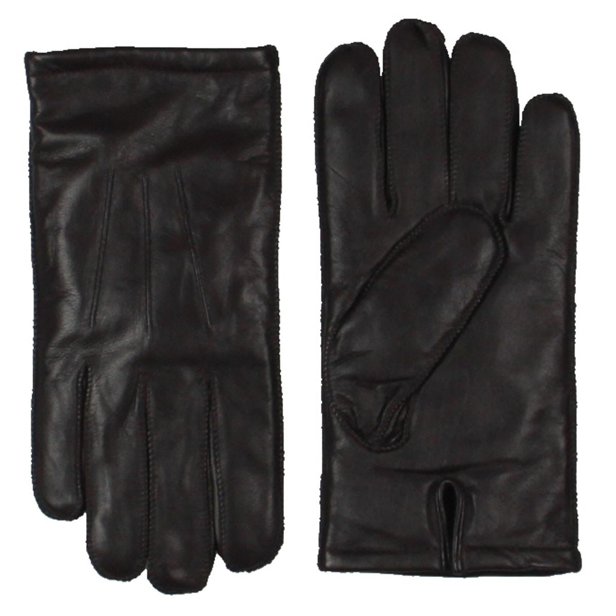 Isotoner Mens Brown Leather Smart Touch Winter Driving Gloves M BHFO ...