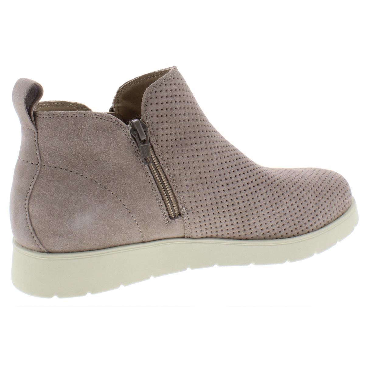 White Mountain Womens Beaumont Suede Perforated Casual Boots Shoes BHFO ...