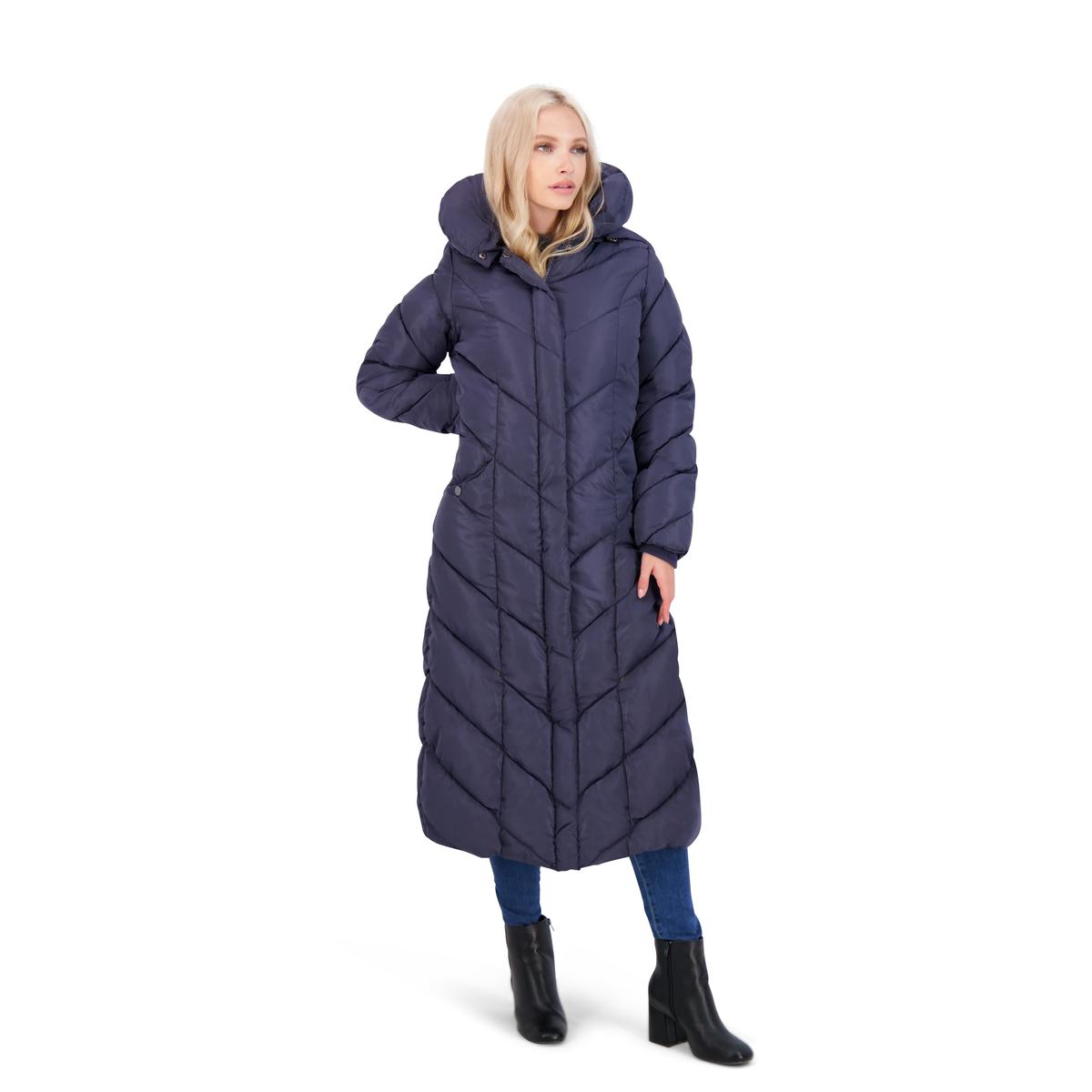 steve madden long puffer coat