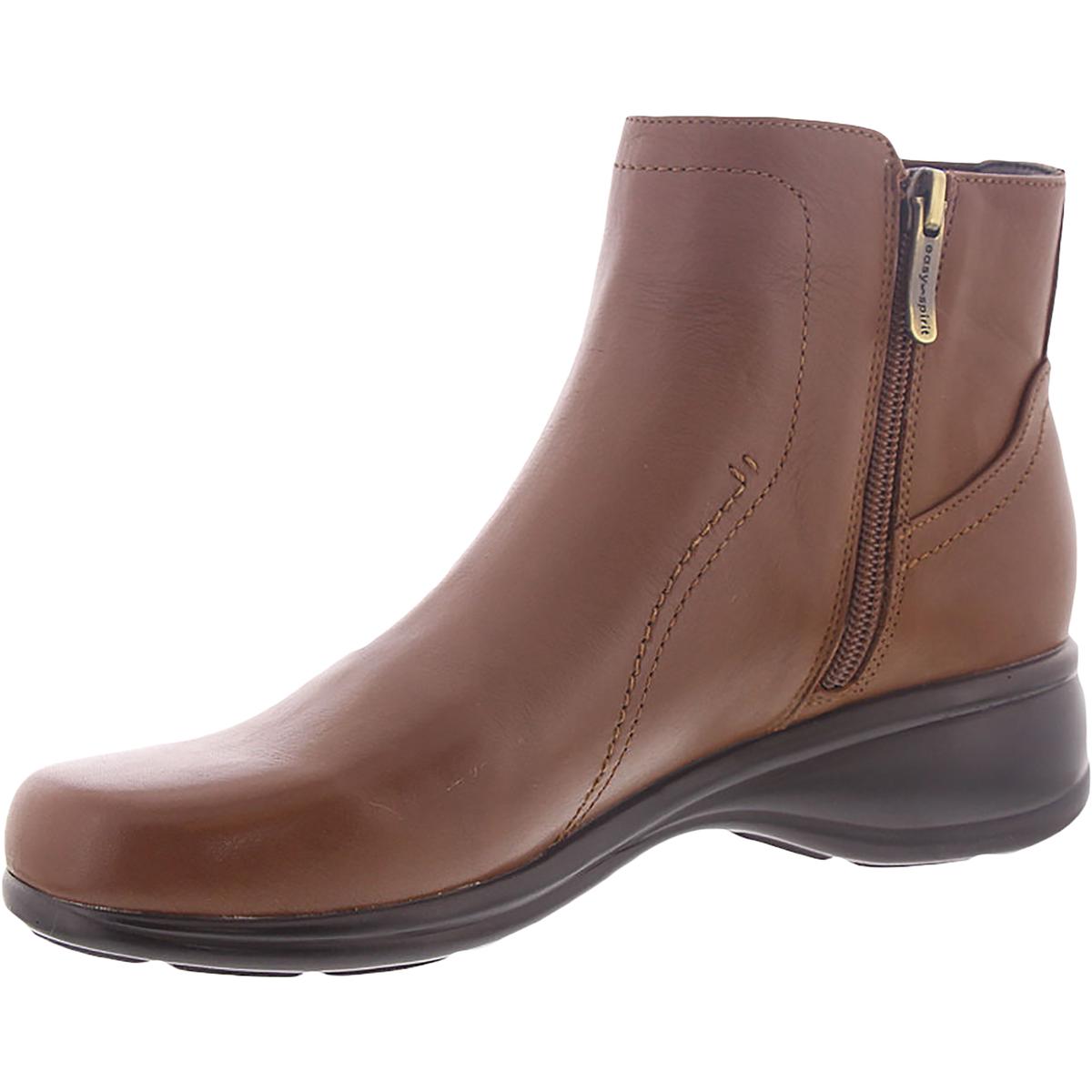 Easy Spirit Womens Tale Leather Casual Ankle Boots Shoes BHFO 4239 eBay