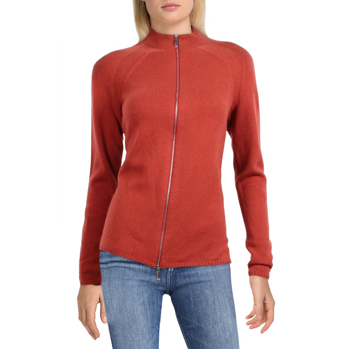 Lafayette 148 New York Womens Cashmere Zip Front Cardigan Sweater Top BHFO  9743 | eBay