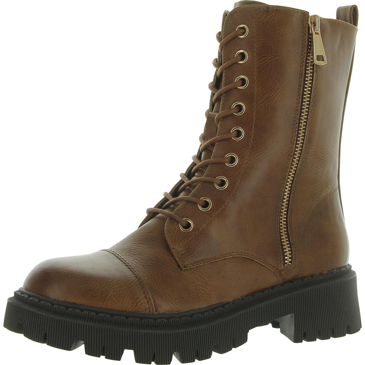 Женские коричневые ботинки GC Shoes в армейском стиле на шнуровке 75 Medium BM BHFO 1502 3890₽
