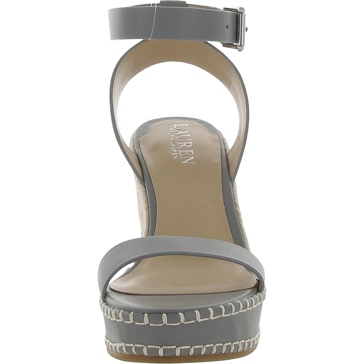 Lauren Ralph Lauren Womens Hilarie Leather Slingback Sandals