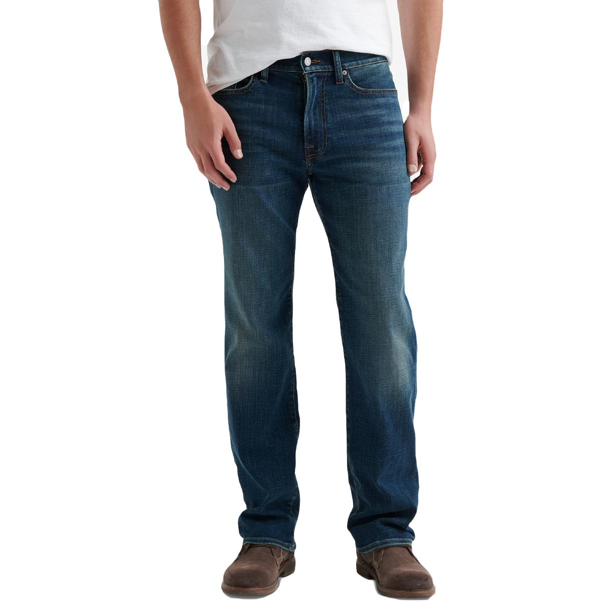 Lucky Brand Mens 363 Denim Mid-Rise Relaxed Fit Straight Leg Jeans BHFO  9698