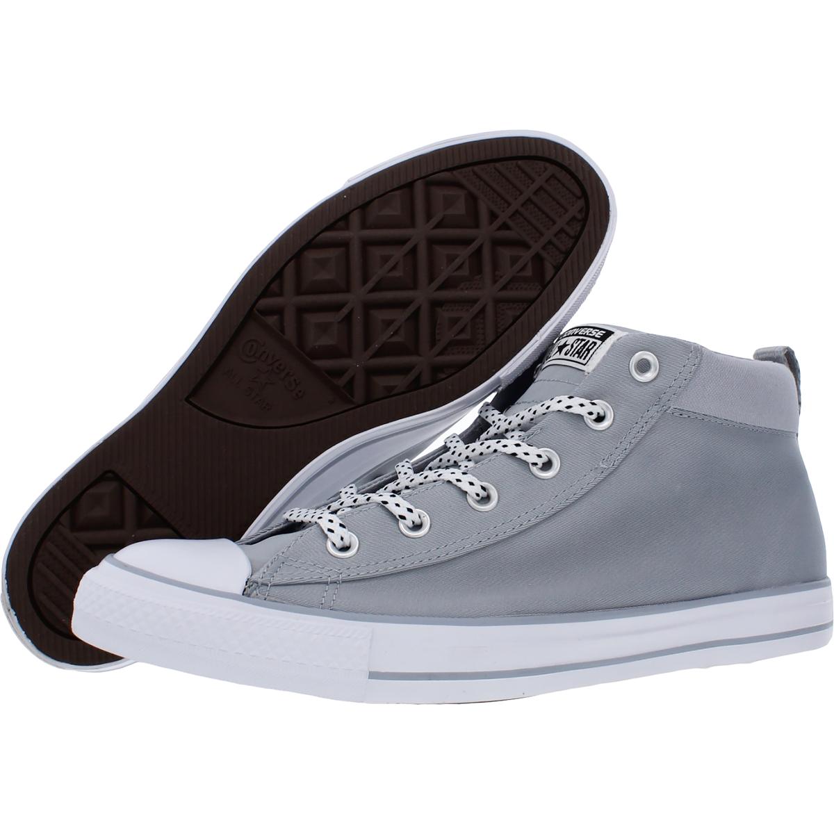 Converse Mens CTAS Street Mid Gray Walking Casual Shoes 9 Converse Mens CTAS Street Mid Gray Walking Casual Shoes 9