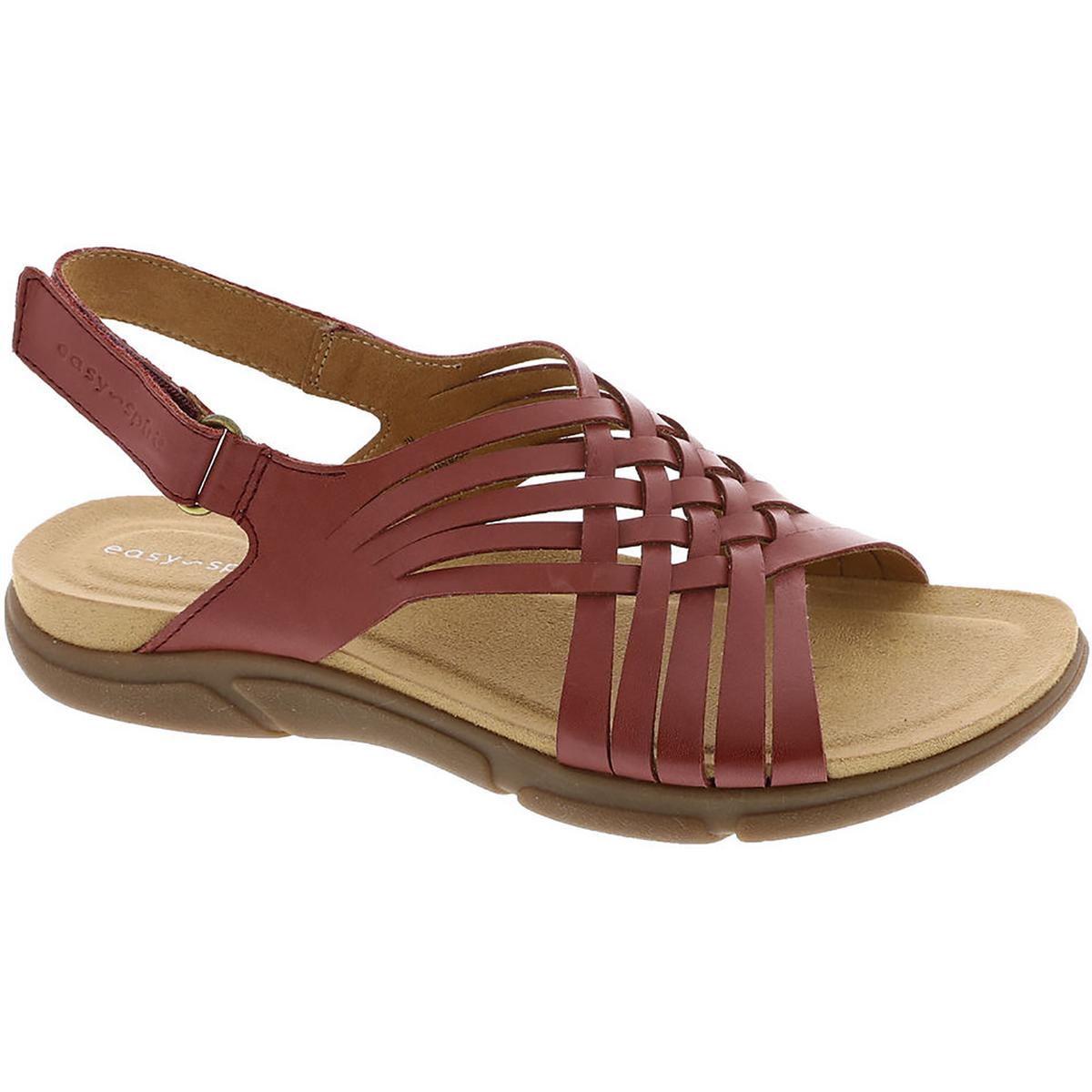 Easy Spirit Womens Mar Leather Slingback Flat Sandals Shoes BHFO 2679 - 第 26/28 張圖片