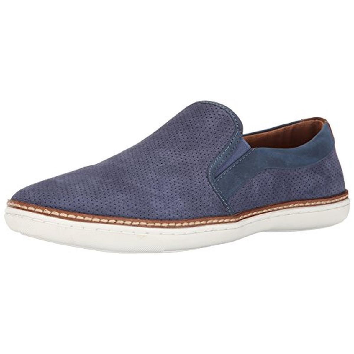 Steve Madden 5095 Mens Ferrow Suede Perforated Casual Loafers Shoes BHFO