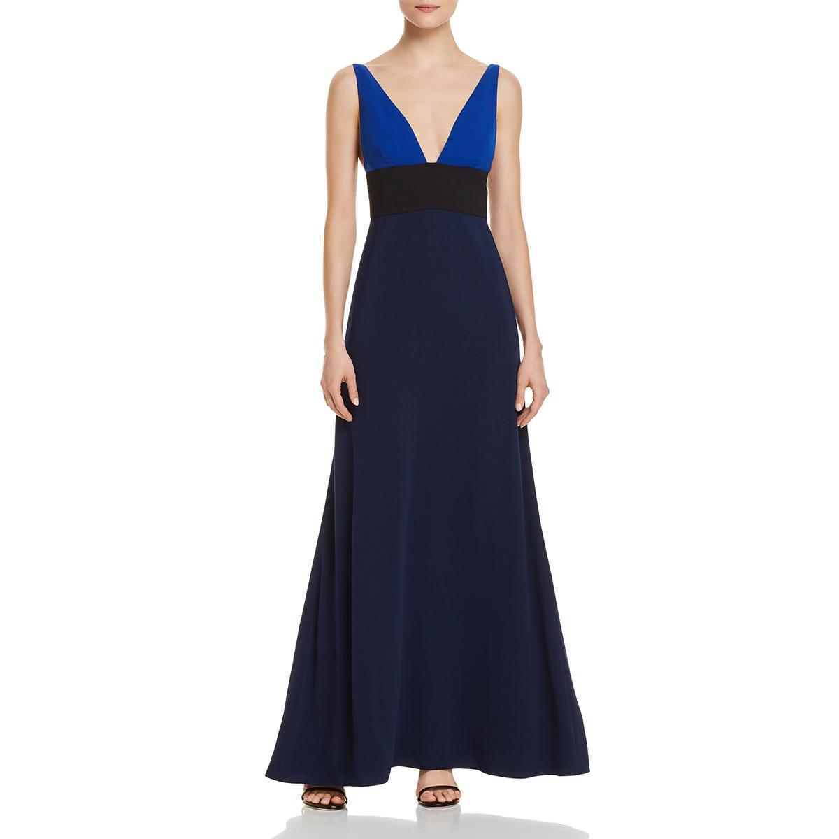 jill jill stuart blue pleated gown