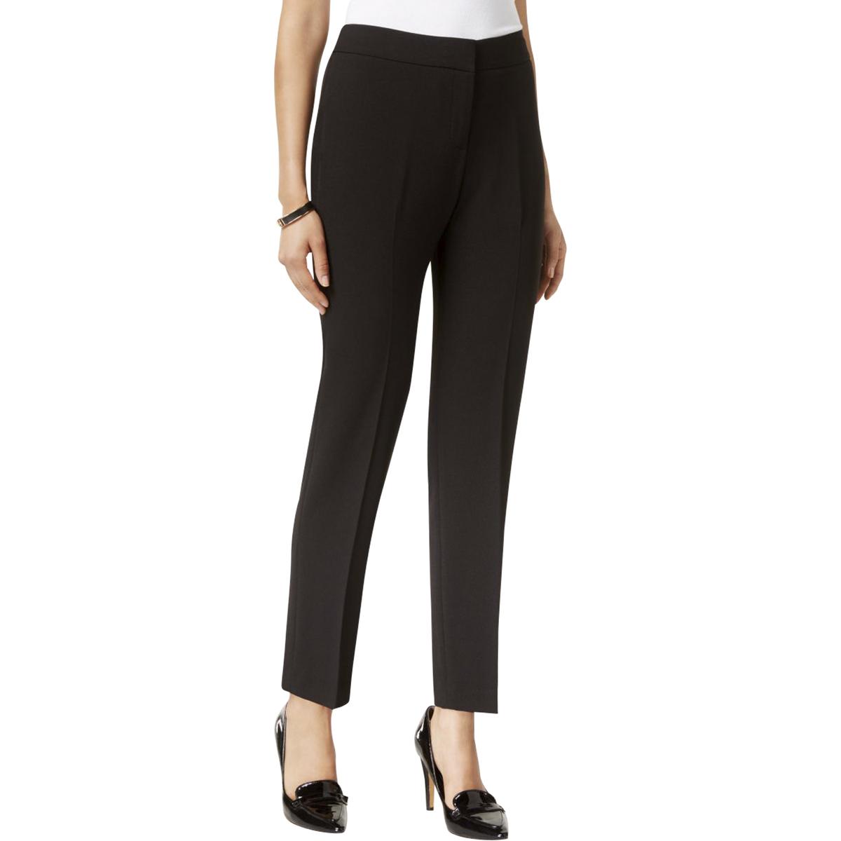 Kasper Womens Kristy Black Crepe Slim Straight-Leg Pants 6 BHFO 4413 ...